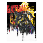 Batman Line Art Collage postcards