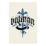 Batman Name with Sword Poster