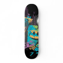 Batman Neon The Dark Knight Collage Skateboard