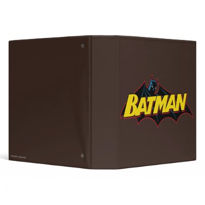 Batman Old School Logo Vinyl Binder by batman