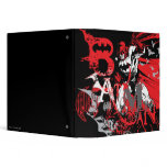 Batman Red and Black Collage Vinyl Binder