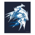 Batman Water Tonal Collage Poster