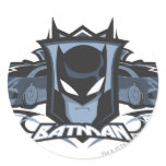 Batman with Batmobiles stickers