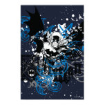 Batman with Knotwork Collage Print