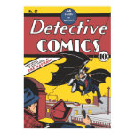 Batman's First Appearance Vintage posters