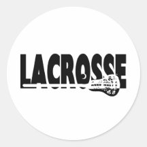 Bâton de lacrosse noir et blanc adhésif rond