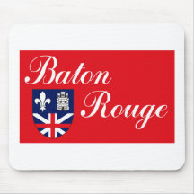 Baton Rouge Flag Mousepad