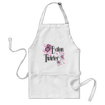Baton Twirler Circle Swirls Aprons