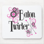 Baton Twirler Circle Swirls