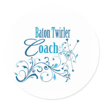 Baton Twirler Coach Swirly