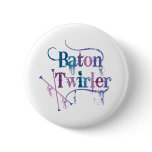 Baton Twirler Distressed Pins