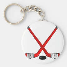 Bâtons de hockey porte-clef