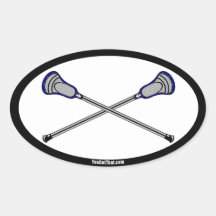 Bâtons de lacrosse de marine autocollant