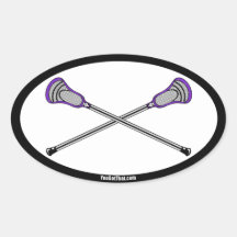Bâtons pourpres de lacrosse adhésifs