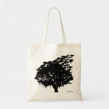 BatOwl Small Tree Tote Tote Bags