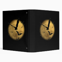Bats in the Evening Vinyl Binder