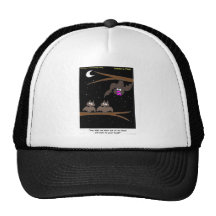 Bats Making Mistakes Funny Halloween Gifts Trucker Hats