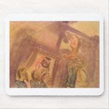 battaille de yhwh mouse pad
