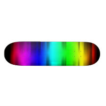 Battement de coeur d'arc-en-ciel plateaux de skate