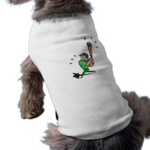 batter green doggie shirt