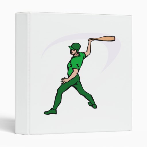 Batter Swing 3 Ring Binder