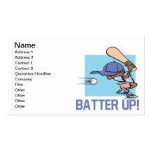Batter Up Business Card Templates