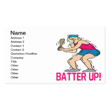 Batter Up Business Card Templates
