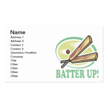 Batter Up Business Cards