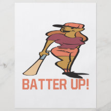 Batter Up Custom Flyer