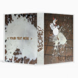Battered Chicken Recipe Book Vinyl Binder