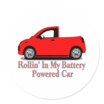 Battery Car Stickers