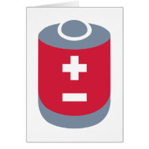 Battery Greeting Card