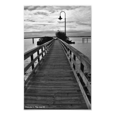 Battery Park Peir Photo Print by malcolmvanatta