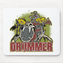 Batteur squelettique de roche tapis de souris