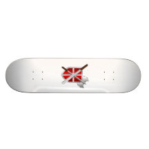 Battle Axe Sword and Shield Custom Skate Board