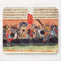 Battle between Romans and Gauls Mousepads