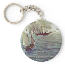 Battle Between The Kearsarge "And The" Alabama "" Keychain