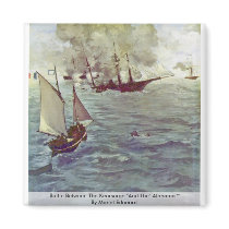 Battle Between The Kearsarge "And The" Alabama "" Magnet
