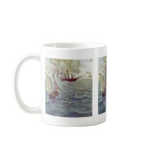 Battle Between The Kearsarge "And The" Alabama "" Mugs