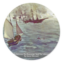 Battle Between The Kearsarge "And The" Alabama "" Stickers