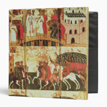 Battle between the Novgorodians and Suzdalians Vinyl Binders