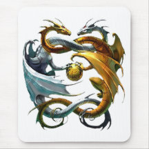 Battle Dragons Mousepad