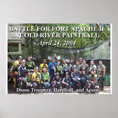 Battle For Fort Apache II Print by ragtop1968