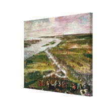 Battle for the Crossing of the Dvina, 1701 Gallery Wrapped Canvas