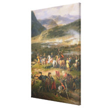 Battle Mount Thabor, detail Napoleon and his Gallery Wrapped Canvas