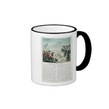 Battle of Almansa, 25th April 1707, engraved by Je Coffee Mug