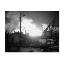Battle of Britain & The Blitz: #21 Surrey Dock D+1 Postcards