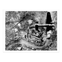 Battle Of Britain & The Blitz: #8 Over the Thames Postcard