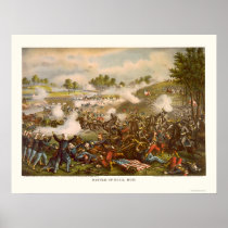 Battle of Bull Run by Kurz and Allison 1889 Print