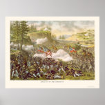Battle of Chickamauga by Kurz and Allison 1863 posters